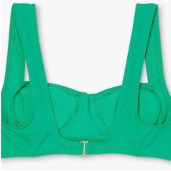 Xhilaration Green Juniors Bikini Swim Top, Size XS, NWT - Picture 4 of 10
